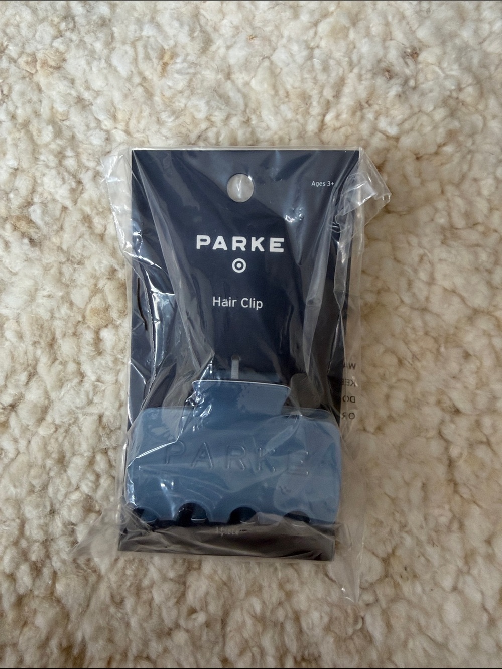 PARKE Blue Hair Clip - Secure Everyday Grip